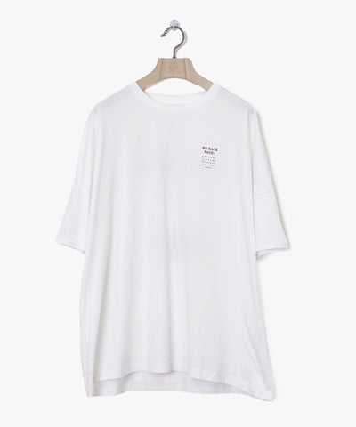 STOF/ストフ　Back Pages Relax Pulover　(WHITE) 　SF23AW-27A