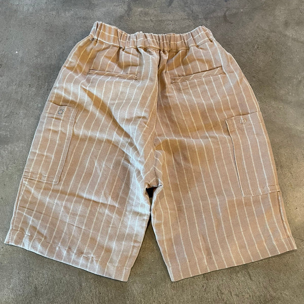 SWOON / Soon 6 Pocket Short Pants (Beige x White) 07-SW17-617-034