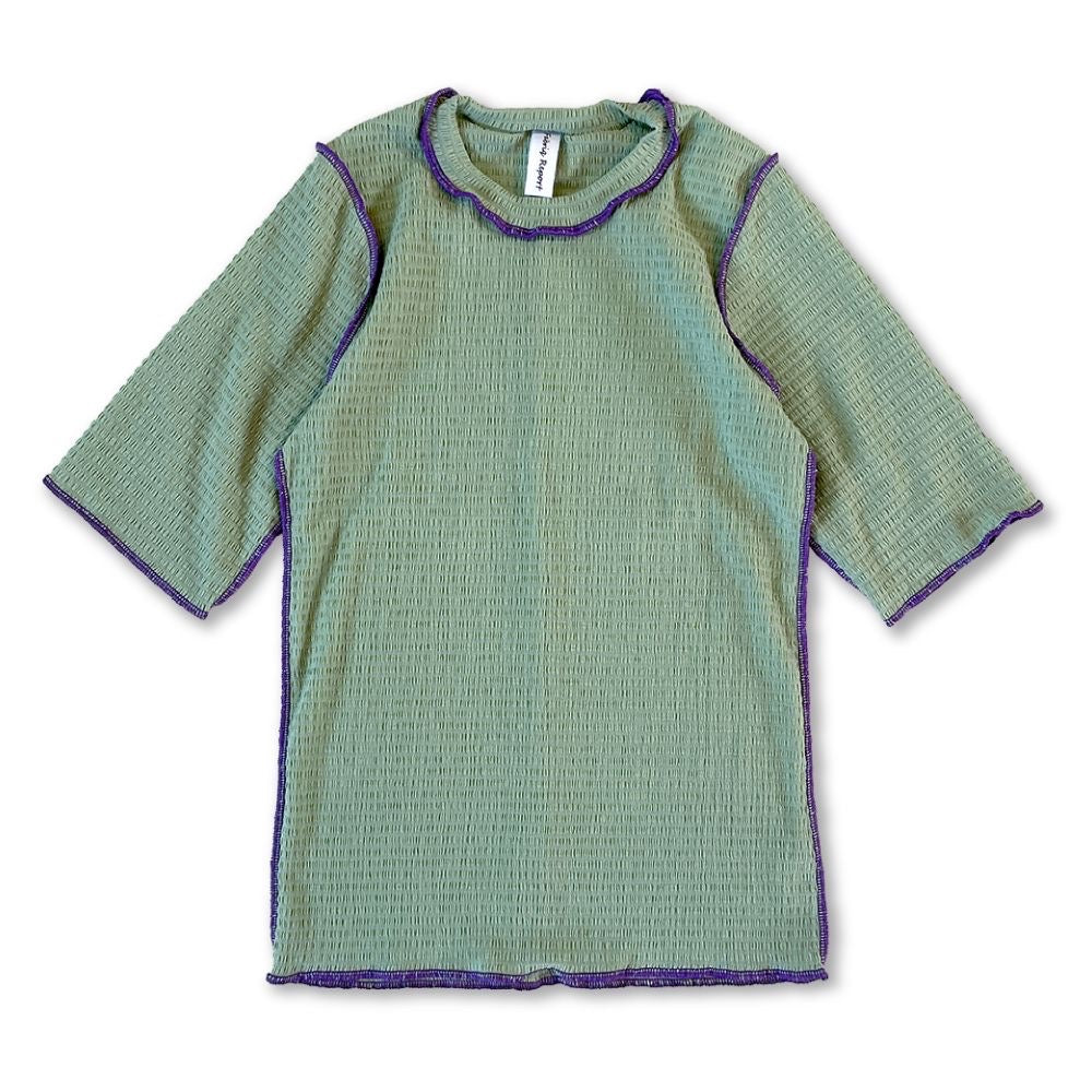 Fabriq報告/織物報告畫家襯衫（綠松石）5122012B