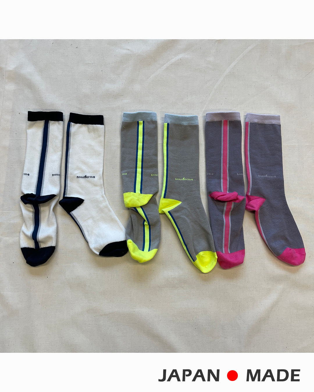 nunuform / nunuforme襪子03（黃色）socks03