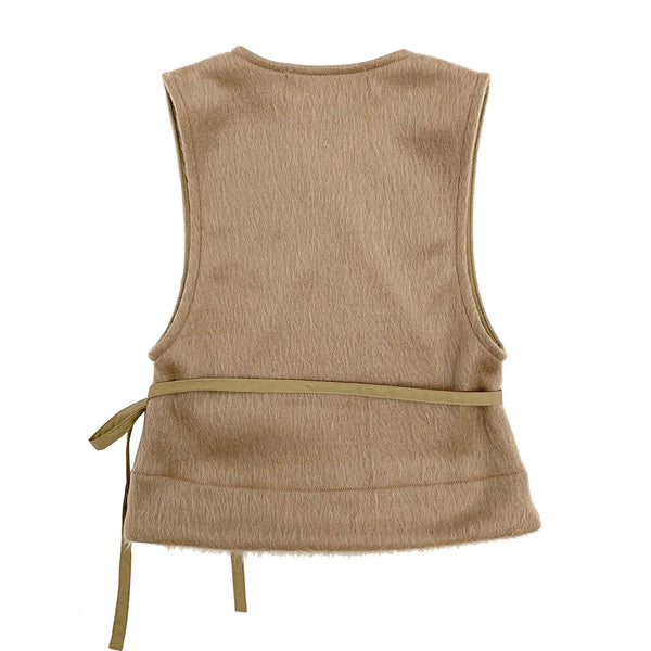 SALE/セール 30%OFF UNIONINI/ユニオニーニ/ knit cache-coeur vest（ブラウン）ac067