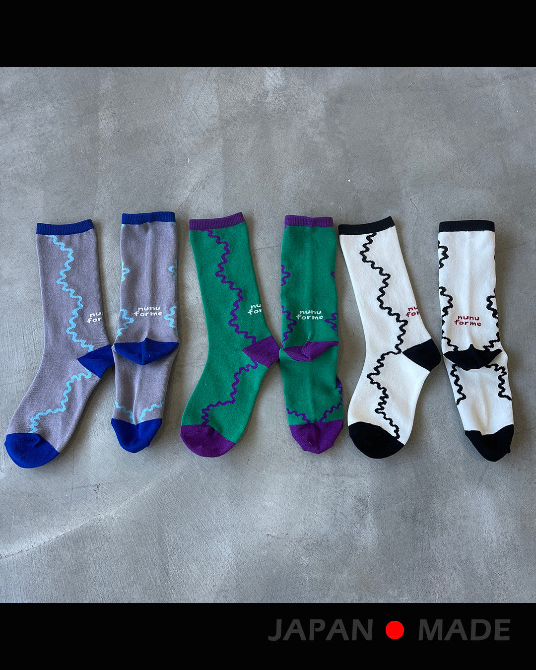 SALE/セール 30%OFF ヌヌフォルム/nunuforme　 なみなみ socks(グレー）　socks04