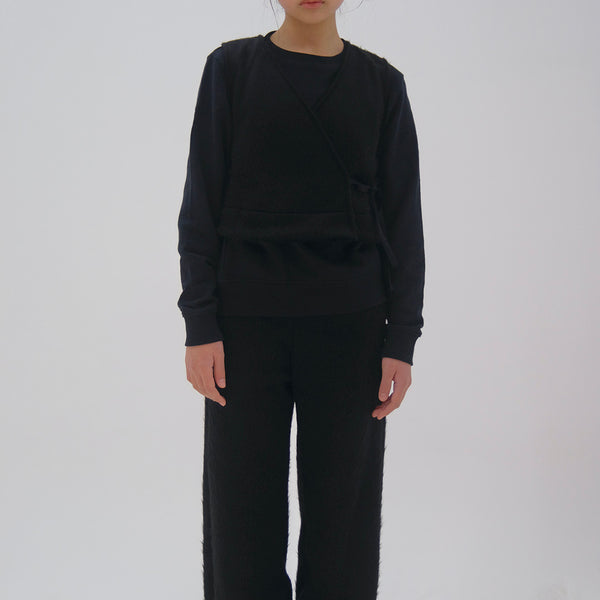 SALE/セール 30%OFF UNIONINI/ユニオニーニ/ knit long pants（ブラック）pt096