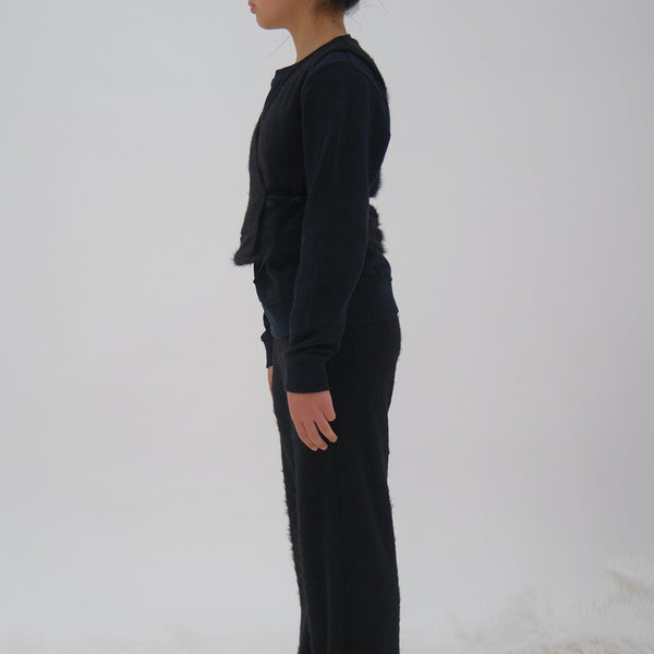 SALE/セール 30%OFF UNIONINI/ユニオニーニ/ knit long pants（ブラック）pt096