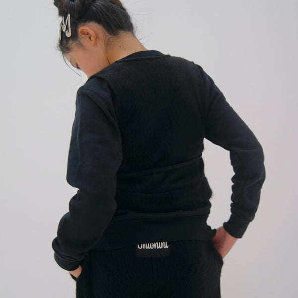 ☆reserve☆  UNIONINI / Unionini / Knit Long Pants (Black) PT096 Delivery date September