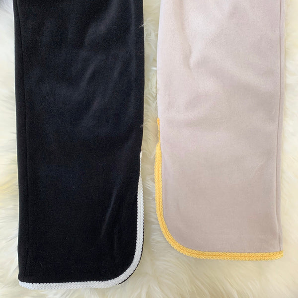 ☆reservation☆  UNIONINI / Unionini / velouers long pants (beige) pt-090 Delivery date September